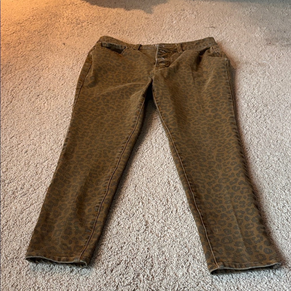 Leopard Print Pants